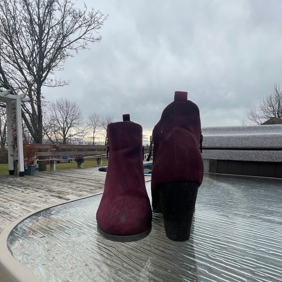 Burgundy Booties - Picture 3 of 4